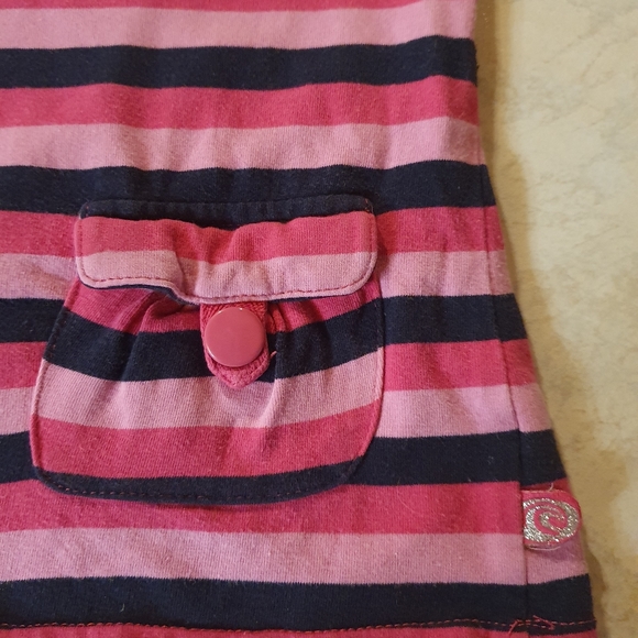 Size 5 Piping Hot striped long sleeve top - Picture 3 of 5